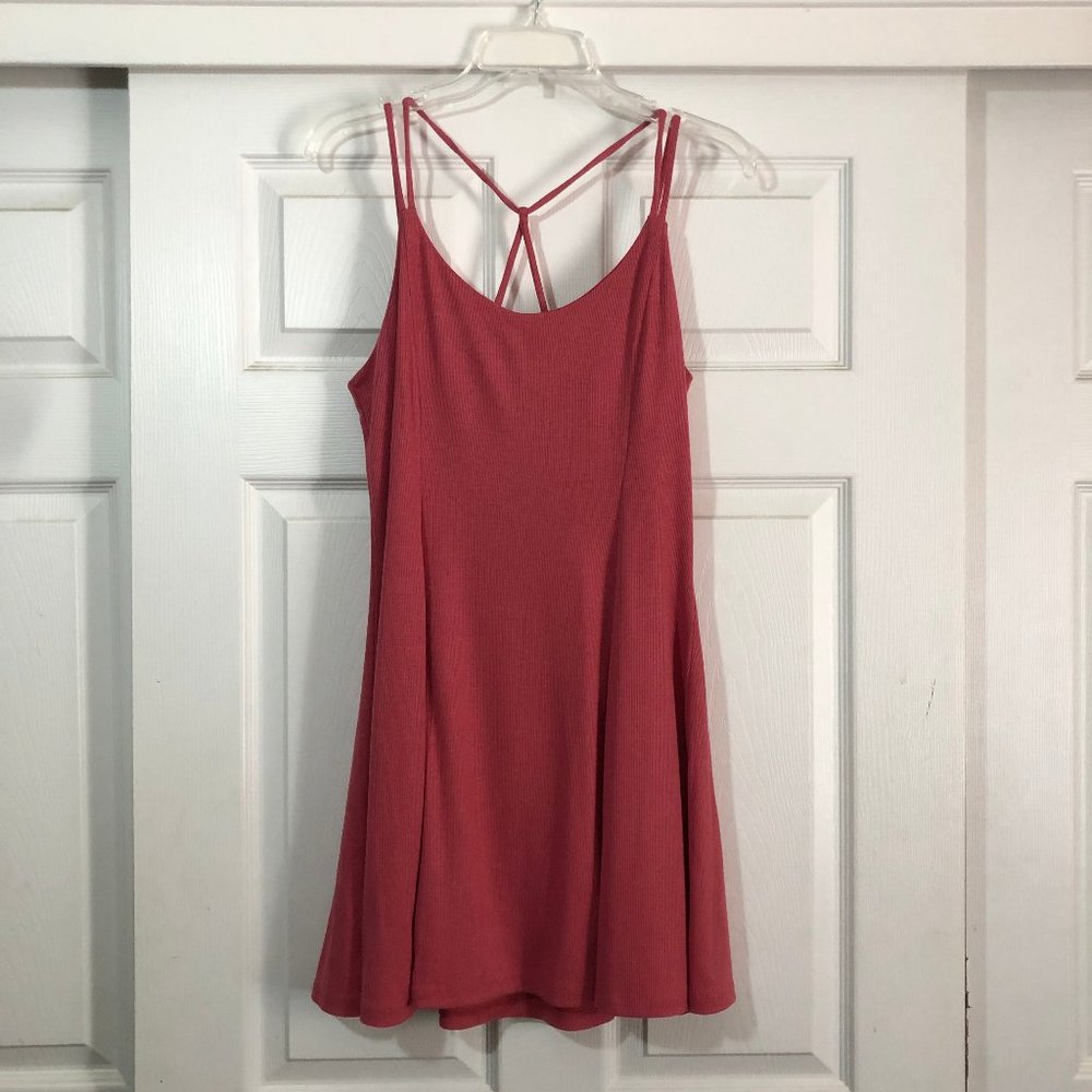 Aeropostale Pink Large Flare Dress